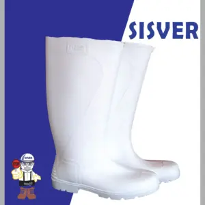 Bota de Hule Blanca S/Casquillo